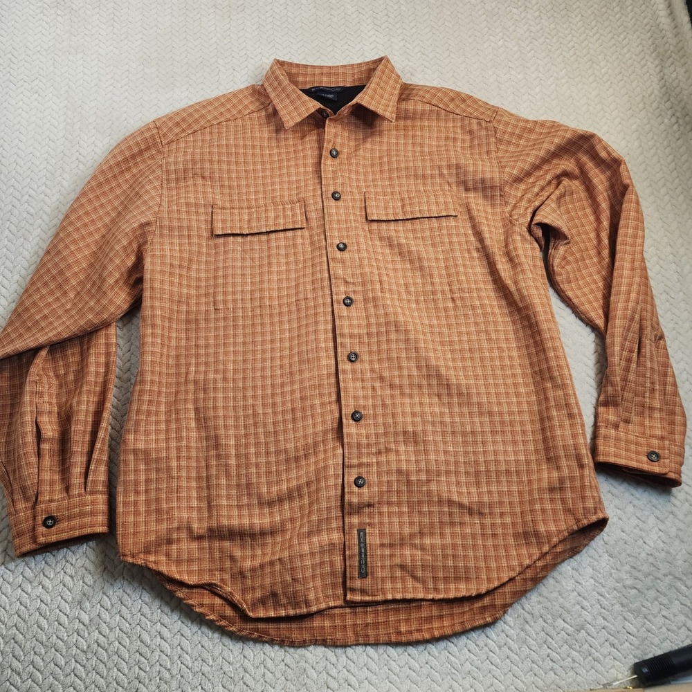 ExOfficio Men's Plaid Long Sleeve Button Up Shirt Size XL - Picture 2 of 8
